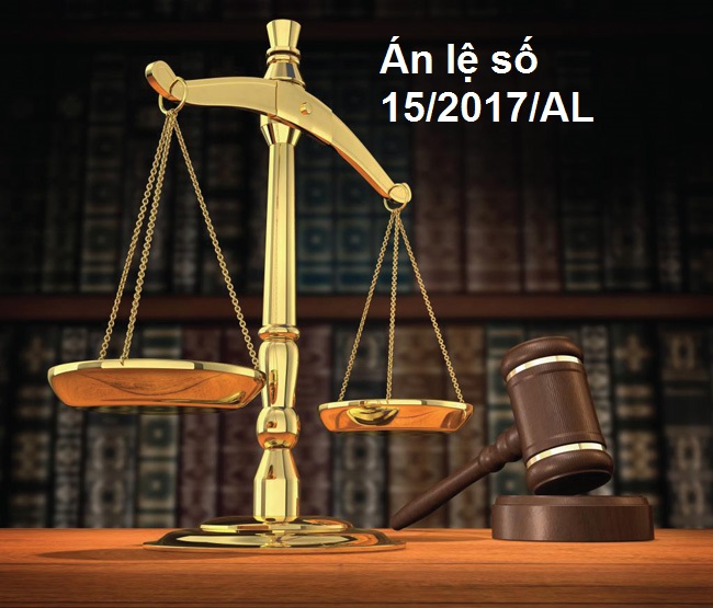 Án lệ số 15/2017/AL