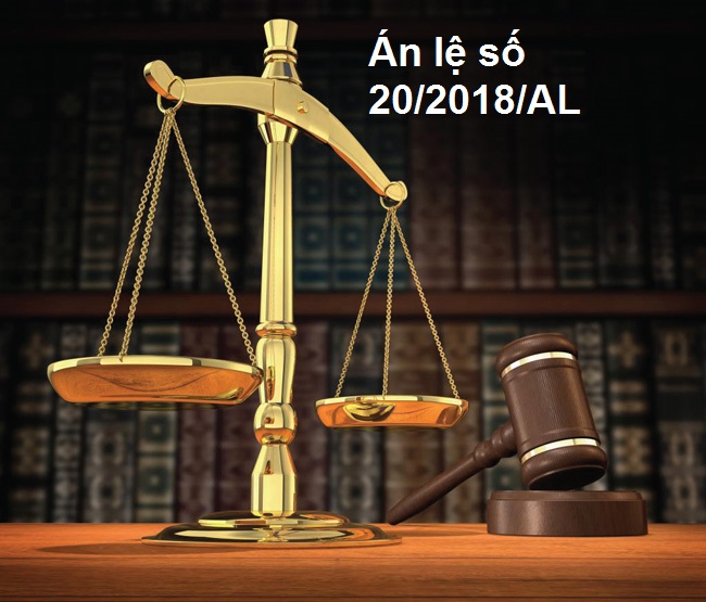 Án lệ số 20/2018/AL