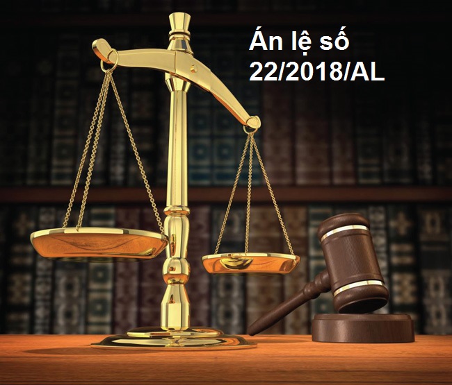 Án lệ số 22/2018/AL