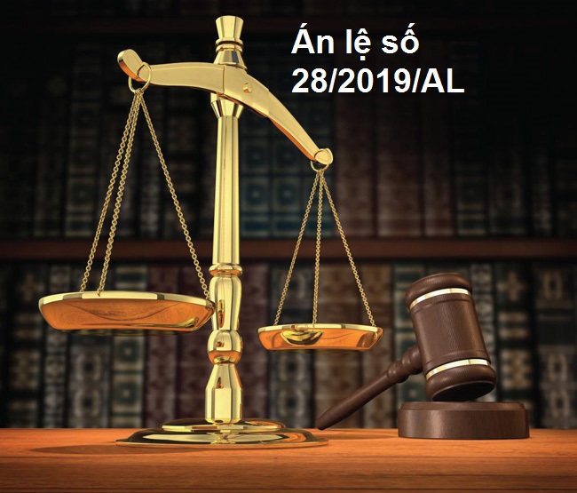Án lệ số 28/2019/AL