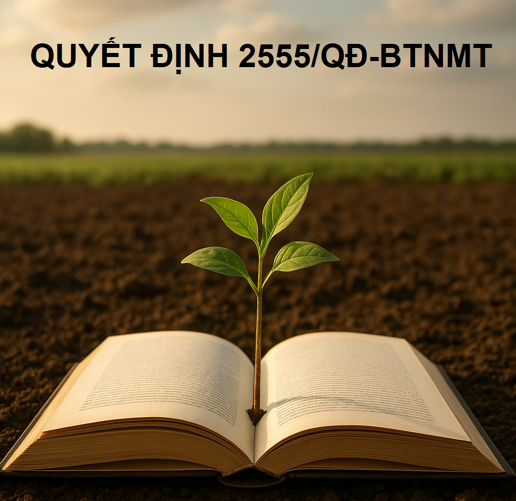QUYẾT ĐỊNH 2555/QĐ-BTNMT